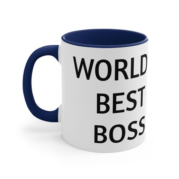 The Office Michael Scott Worlds Best Boss Coffee Mug Funny - Picture 1 of 10